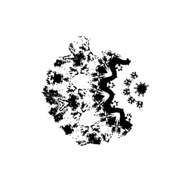 Beyaz arka planda soyut yaratıcı unsur. vektör illüstrasyonu.  