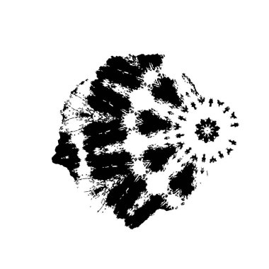 Vektör çizimi. Beyaz arkaplanda soyut yaratıcı öge.   