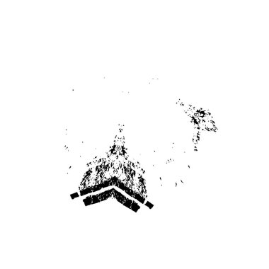 Vektör çizimi. Beyaz arkaplanda soyut yaratıcı öge.   