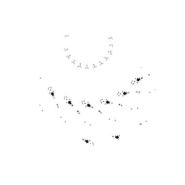 Vektör çizimi. Beyaz arkaplanda soyut yaratıcı öge.   