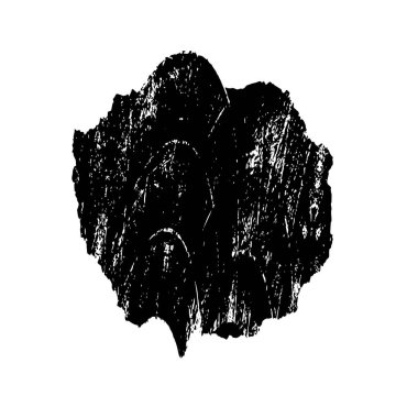 Vektör çizimi. Beyaz arkaplanda soyut yaratıcı öge.   