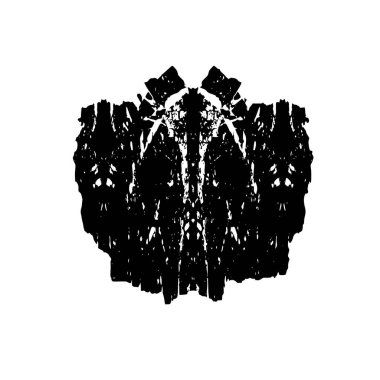 Vektör çizimi. Beyaz arkaplanda soyut yaratıcı öge.   