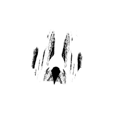 Vektör çizimi. Beyaz arkaplanda soyut yaratıcı öge.   