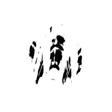 Vektör çizimi. Beyaz arkaplanda soyut öge.   