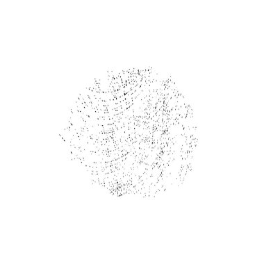 Vektör çizimi. Beyaz arkaplanda soyut öge.   