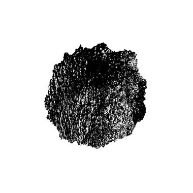 Beyaz arkaplanda soyut mürekkep lekesi, vektör illüstrasyonu