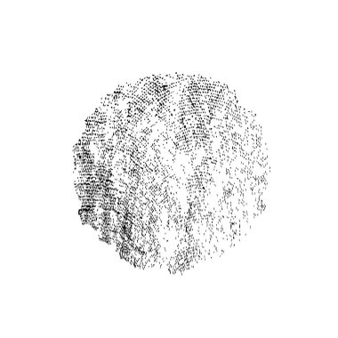 Vektör çizimi. Beyaz arkaplanda soyut öge.   