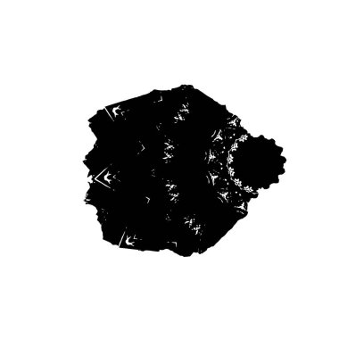 Vektör çizimi. Beyaz arkaplanda soyut öge.   