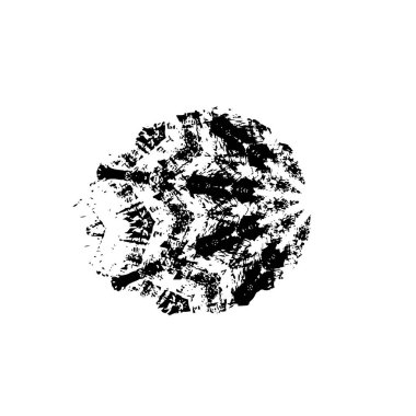 Vektör çizimi. Beyaz arkaplanda soyut öge.   