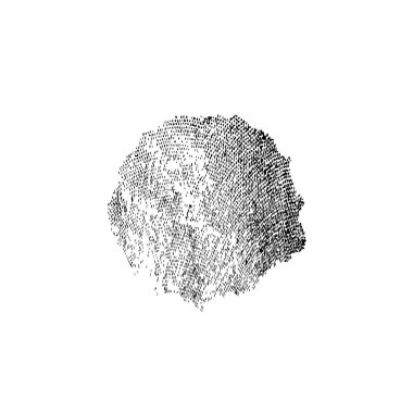 Beyaz arkaplanda soyut mürekkep lekesi, vektör illüstrasyonu