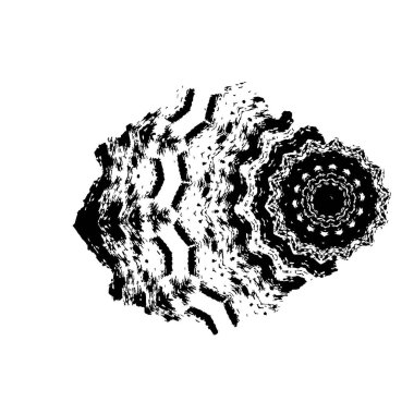 Beyaz arkaplanda soyut bir element. vektör illüstrasyonu          