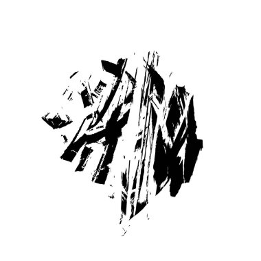 Beyaz arkaplanda soyut bir element. vektör illüstrasyonu          