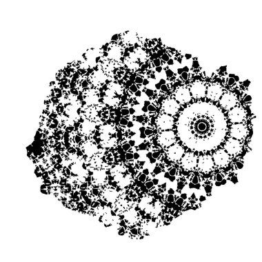 Beyaz arkaplanda soyut bir element. vektör illüstrasyonu          