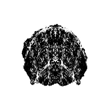 Beyaz arkaplanda soyut bir element. vektör illüstrasyonu          