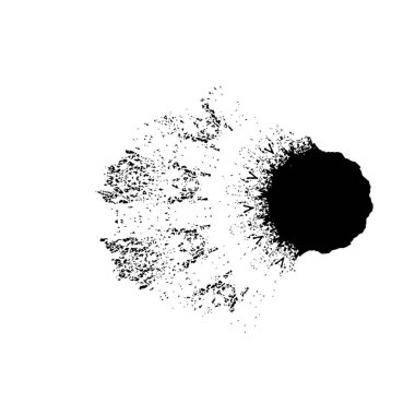 Beyaz arkaplanda soyut bir element. vektör illüstrasyonu          