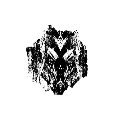 Beyaz arkaplanda soyut bir element. vektör illüstrasyonu          