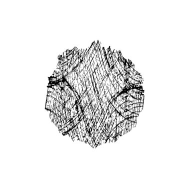 Beyaz arkaplanda soyut bir element. vektör illüstrasyonu          