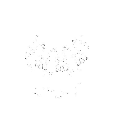 Beyaz arkaplanda soyut bir element. vektör illüstrasyonu          