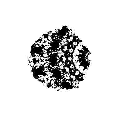 Beyaz arkaplanda soyut bir element. vektör illüstrasyonu          