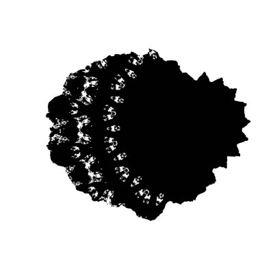 Beyaz arkaplanda soyut bir element. vektör illüstrasyonu          