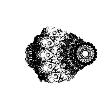 Beyaz arkaplanda soyut bir element. vektör illüstrasyonu          