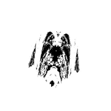 Beyaz arkaplanda soyut bir element. vektör illüstrasyonu          