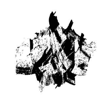 Beyaz arkaplanda soyut bir element. vektör illüstrasyonu          