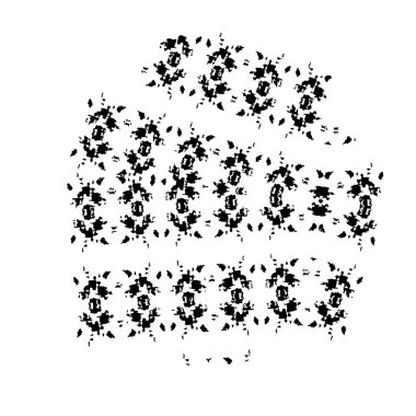 arka plan siyah ve beyaz. vektör çizim       