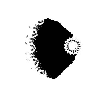 arka plan siyah ve beyaz. vektör çizim       