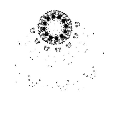 arka plan siyah ve beyaz. vektör çizim       