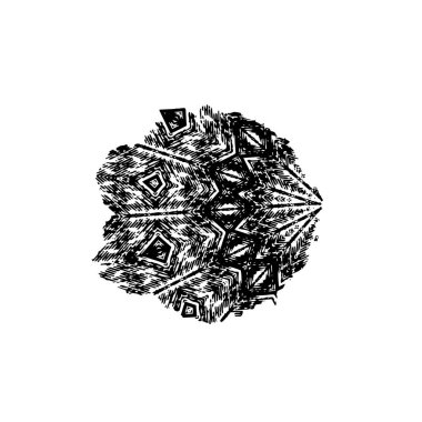 arka plan siyah ve beyaz. vektör çizim       