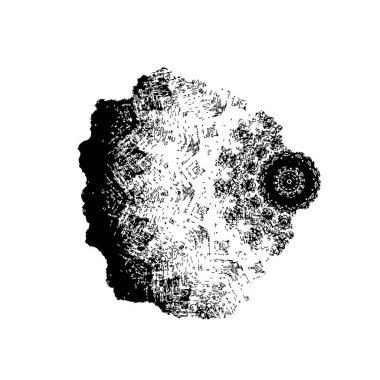 Beyaz arka planda soyut ayrıntı. vektör illüstrasyonu    