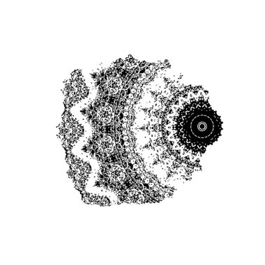 Beyaz arka planda soyut ayrıntı. vektör illüstrasyonu    