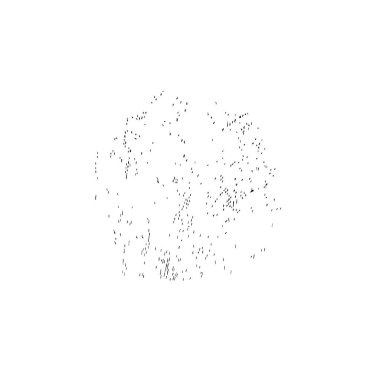 Beyaz arkaplanda soyut mürekkep lekesi, vektör illüstrasyonu