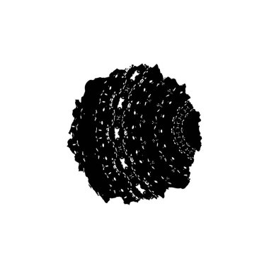 Beyaz arka planda soyut ayrıntı. vektör illüstrasyonu    