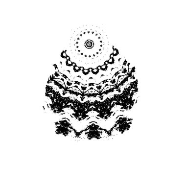 Beyaz arka planda soyut ayrıntı. vektör illüstrasyonu    