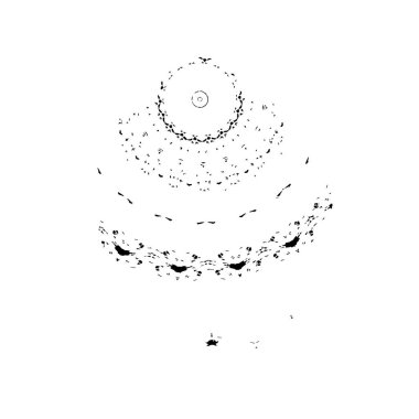 Soyut tek renkli arkaplan. Siyah ve beyaz vektör çizimi 