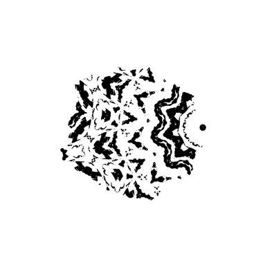 Soyut tek renkli arkaplan. Siyah ve beyaz vektör çizimi 