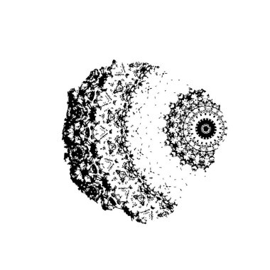 Soyut tek renkli arkaplan. Siyah ve beyaz vektör çizimi 