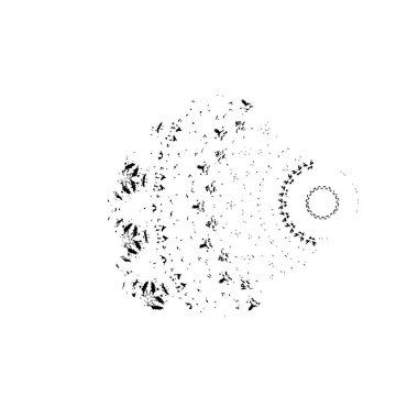  Soyut doku, siyah beyaz arkaplan. vektör illüstrasyonu   