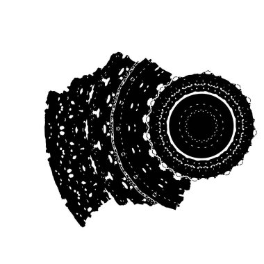 grunge mürekkebi sıçrama vuruşu