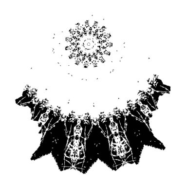 grunge mürekkebi sıçrama vuruşu