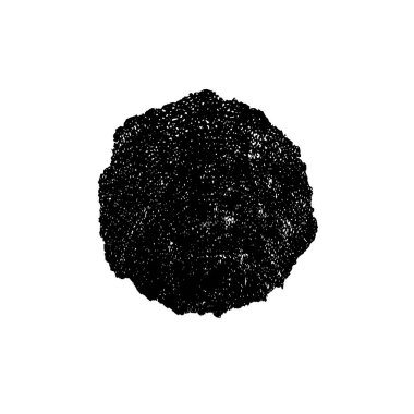 grunge siyah mürekkep el fırça darbeleri