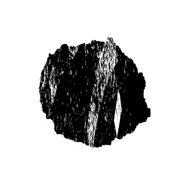 vektör siyah mürekkep lekesi. soyut el fırça darbeleri