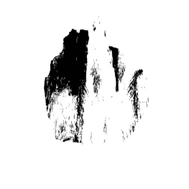 vektör siyah fırça darbesi beyaz arkaplanda izole edildi.