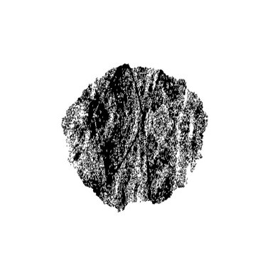 Vektör el, beyaz arka planda mürekkep fırçası darbesi çizmiş. grunge fırça dokusu.