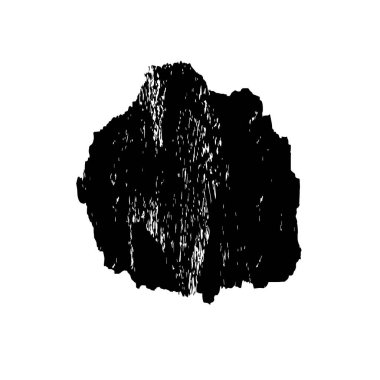 siyah fırça darbesi ve doku. grunge soyut el - boyanmış elementler.