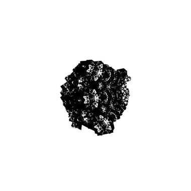 grunge, siyah, beyaz ve siyah mürekkep lekeli vektör dokusunu baskıladı. Tasarımınız için soyut şablon