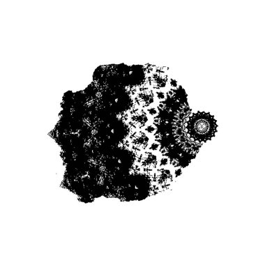 grunge mürekkebi sıçrama vuruşu