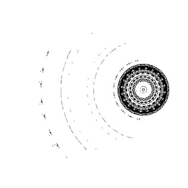 grunge mürekkebi sıçrama vuruşu